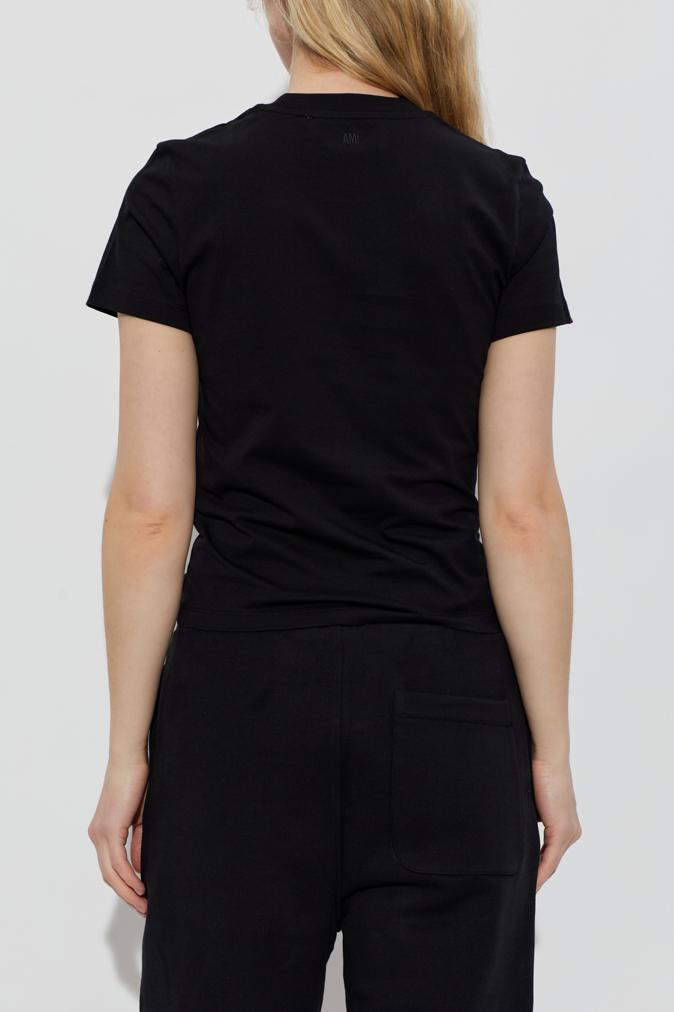 Ami Alexandre Mattiussi T-shirt with embroidered logo | Women's